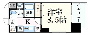 みなと元町駅 徒歩1分 12階の物件間取画像